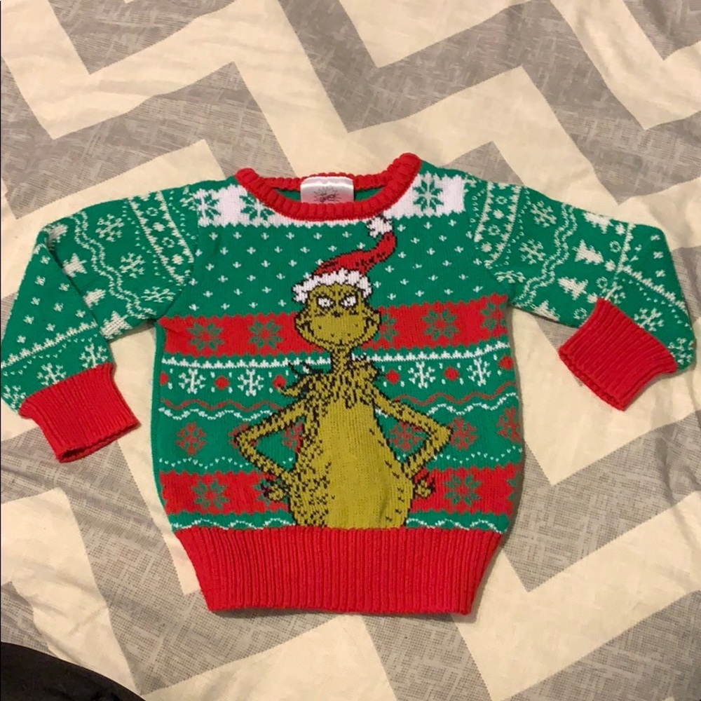 Baby boy grinch sweater